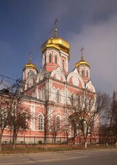 Fototapeta na wymiar Church of Smolensk Icon of Mother of God in Oryol (Orel). Russia