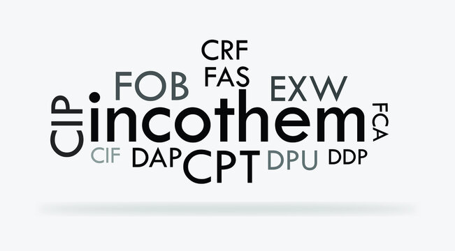 The word concept with international business concept , transport concept , delivery idea