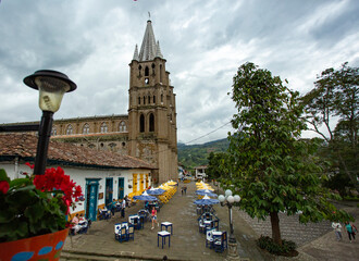Parque principal Jard&iacute;n, Antioquia.