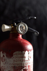 red fire extinguisher