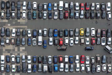 Parkplatz - Vogelperspektive