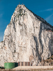 View to the rock of Gibraltar