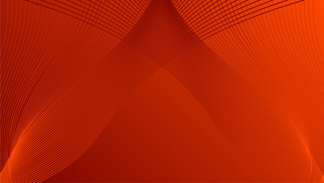 Orange Wave Background 