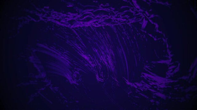 Deep Purple Modern Abstract Looping Torrent Texture Background Loop