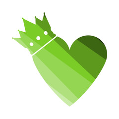 Valentine Heart Crown Icon