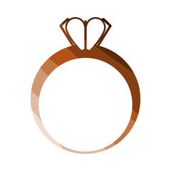 Obraz premium Valentine Heart Ring Icon