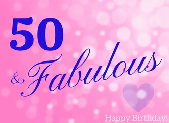 50th birthday card wishes