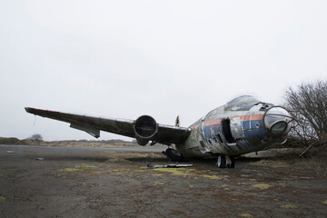 Fototapeta na wymiar Abandoned Aircraft