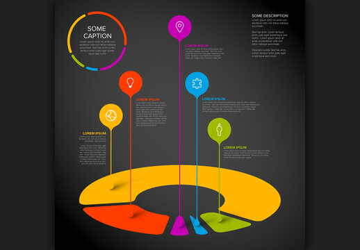 Pie Chart Infographic Layout