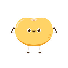 Soybean vector. Soybean character design.