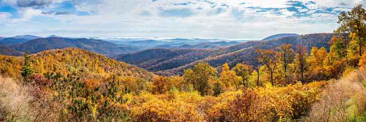 Obraz premium Buck Hollow Overlook Shenandoah National Park