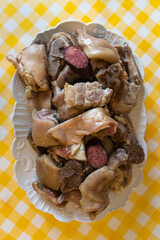 Cozido à portuguesa. Traditional Portuguese boiled meal, Portugal