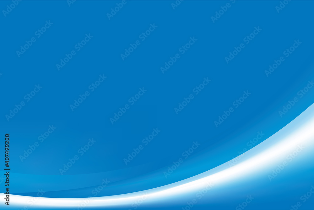 Poster abstract smooth blue curvy background design template vector, professional flowing blue mesh gradien