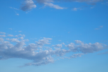 blue sky with clouds
