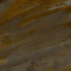 Gold ink and watercolor texture on white paper background. Gradient paint strokes and decalcomania effect. Hand-painted gouache abstract image. Mess on the canvas.