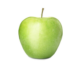 Fresh ripe green apple isolated on white