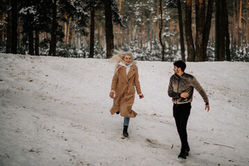 couple walking in the park