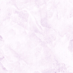 Violet ink and watercolor texture on white paper background. Paint leaks and decalcomania effects. Hand-painted gouache abstract image. Mess on the canvas.