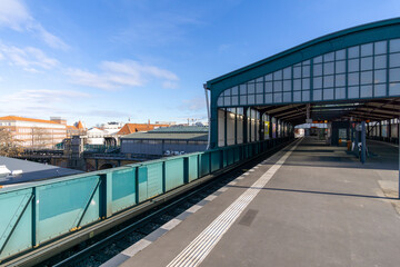 railway bridge over the river