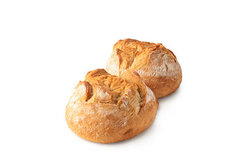 buns isolated on a white background