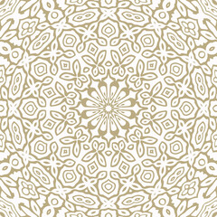 Oriental Seamless Vector Pattern - Repeating ornament for textile, wraping paper, fashion etc.