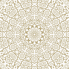 Oriental Seamless Vector Pattern - Repeating ornament for textile, wraping paper, fashion etc.