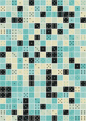 Abstract Geometric Pattern generative computational art illustration