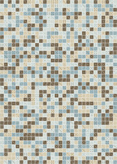 Abstract Geometric Pattern generative computational art illustration