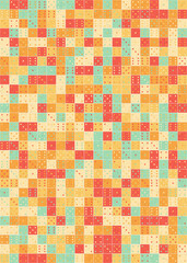 Abstract Geometric Pattern generative computational art illustration