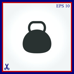 Kettle bell icon