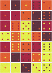 Abstract Geometric Pattern generative computational art illustration