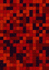 Abstract Geometric Pattern generative computational art illustration