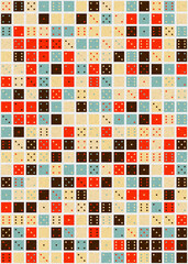 Abstract Geometric Pattern generative computational art illustration