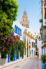 colorful streets of cordoba city, Spain