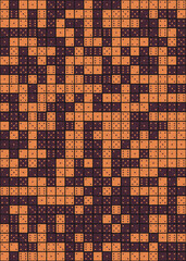 Fototapeta premium Abstract Geometric Pattern generative computational art illustration