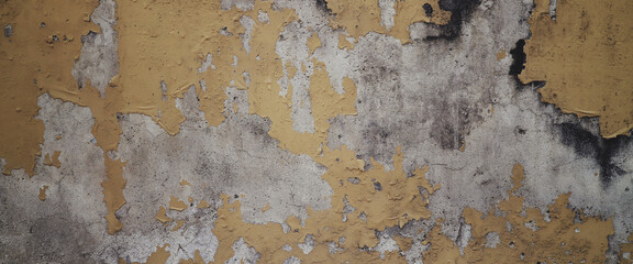 Cracked walls full of spots, stucco for the background, old concrete walls
