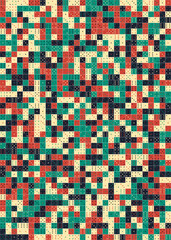 Abstract Geometric Pattern generative computational art illustration