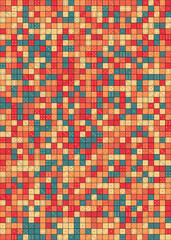 Abstract Geometric Pattern generative computational art illustration