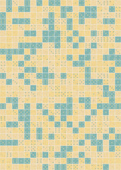 Abstract Geometric Pattern generative computational art illustration