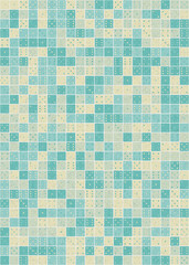 Abstract Geometric Pattern generative computational art illustration