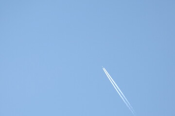 airplane in sky