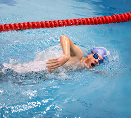 Professional competitive swimmer