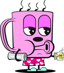 Cartoon Cup of Coffee
