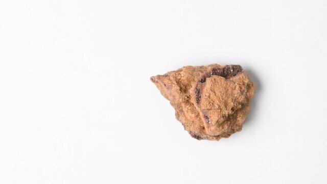 Siderite on turn table