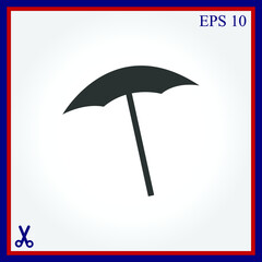  beach umbrella vector