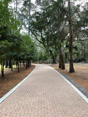 Entrance path at Eden Gardens State Park Florida 