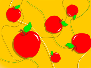 seamless pattern with cherries