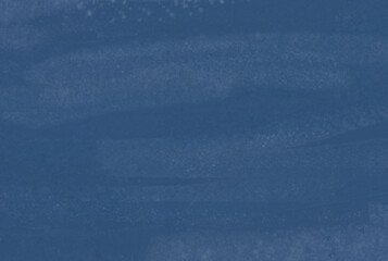 Blue watercolor background. Corners, paint streaks, stains. Drawn by hands. It can be used to design postcards, wedding invitations, social networks