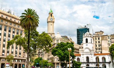 The Cabildo and City Legislature Palace in Buenos Aires, Argentina