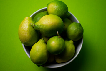 Fresh Green Lemons